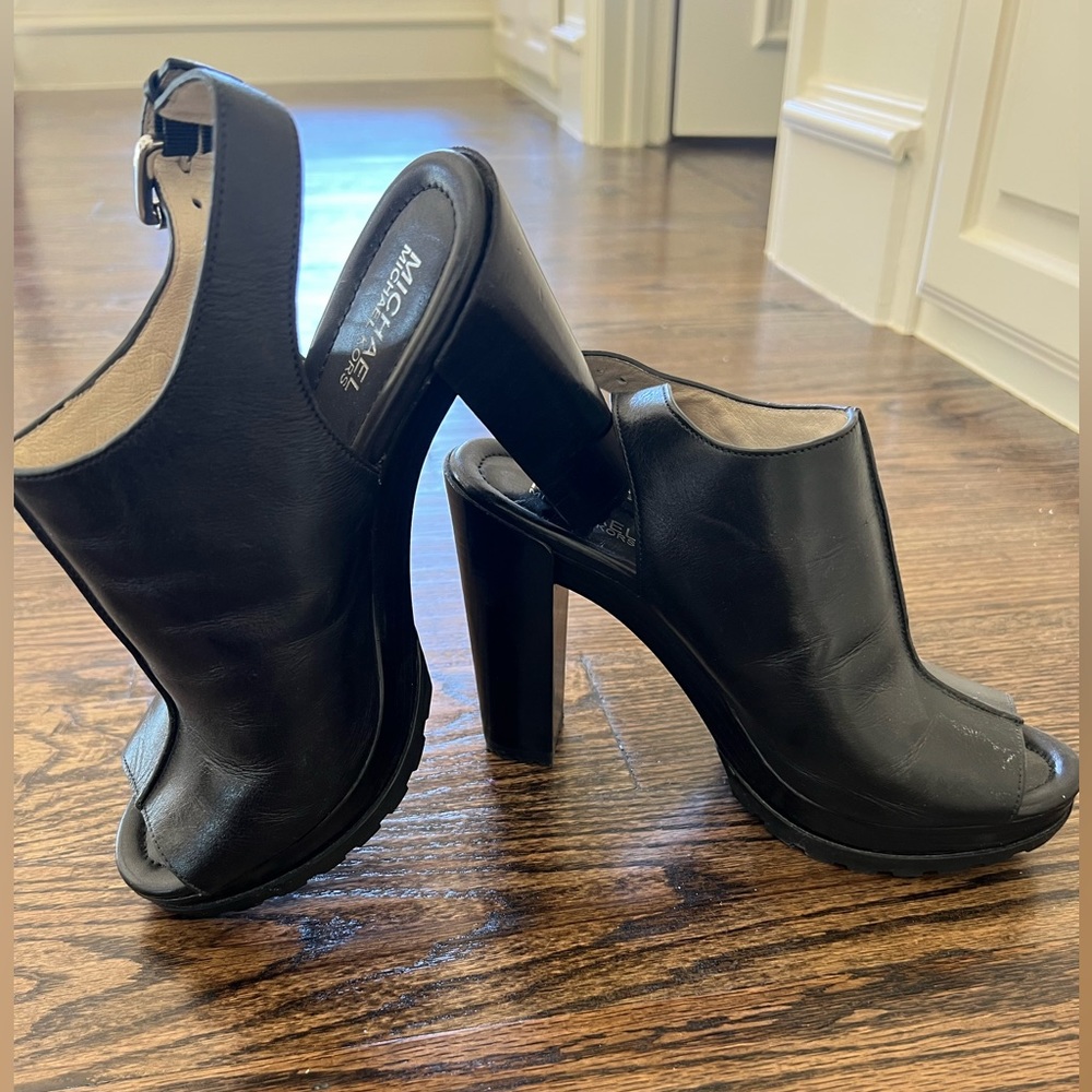 Michael Michael Kors peep toe platform heels